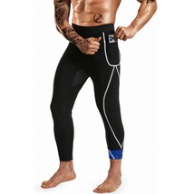Sauna Sweat Pants For Men Compression Pants Athletic Leggings Workout Sa... - £44.05 GBP