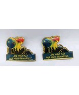Lot Of 2 West Cigarettes German Pin The World Has Been Waiting For Me Vi... - $13.56 CAD