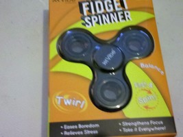 Fidget Spinner Stress Relief Hand Spinner--Black - £6.30 GBP