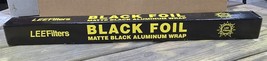 Lee Filters 24&quot; x 25&#39; Matte Black Aluminum Wrap Foil Photograph Shaping ... - $18.81