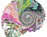 Jelly Roll - Tula Pink Roar FreeSpirit 40pc Design Roll Fabric Precuts M... - £34.60 GBP