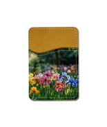 Flower Irises Universal Phone Card Holder - $9.90