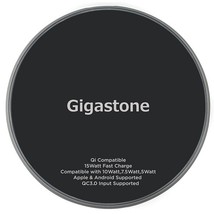 Gigastone GS-GA-9700B-R GA-9700 Qi Certified Fast Wireless Charging Pad - £45.50 GBP