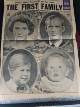 Sunday Dispatch Feb 17, 1952 Special Royal Number First Page Only The 1st Family - £10.09 GBP