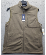 IZOD Golf Performance Vest Men Small Multi Comfort Stretch Sleeveless Zi... - $47.13 CAD