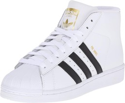 adidas Big Kids Pro Model J Sneakers 4 Ftwr White, Black, Running White - £68.32 GBP