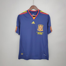 World Cup 2010 Final Netherlands v Spain Iniesta Retro Jersey David Villa Jersey - £67.94 GBP