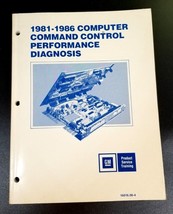 GM TECHNICAL INFO, 1981-1986 Computer Command Control Performance Diagnosis - £19.45 GBP