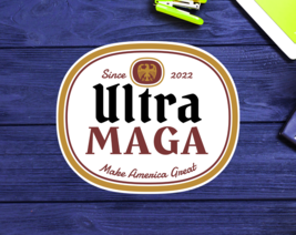 Ultra MAGA Joe Biden Donald Trump Sticker Decal Vinyl 4&quot; Conservative America - £4.20 GBP