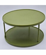 Rubbermaid 2 Tier Lazy Susan Avocado Green Vintage 1970s Kitchen Organizer - $34.88 CAD