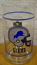 VINTAGE DETROIT LIONS  NFL FOOTBALL Collector&#39;s GLASS CUP - £13.04 GBP