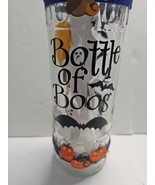 Bottle Of Boos Empty Halloween Funny Decor Upcycled Handmade 13.25&quot; Tall... - £11.43 GBP