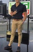 Pauri &amp; Casati Men Khaki Chino Cotton Cuffed Slacks Pants Size 56/US38 - $94.05