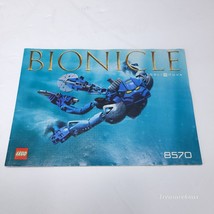 Original Lego Bionicle Gali Nuva 8570 Manual Instruction Book - $2.96