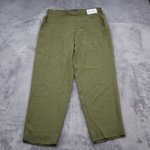 J Crew Pants Womens 12 Green Jamie Casual High Rise Elastic Waist Pullon... - £20.25 GBP