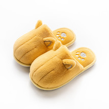 Winter Women Cotton Slippers Indoor Lovers Plush Cat&#39;s Ears Comfortable Warm Bed - £22.71 GBP