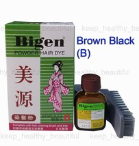 Japan made Bigen Powder Hair Dye 6g Brown Black (B) x 3 boxes - $21.90