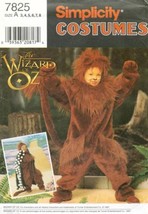 Simplicity 7825 Wizard Of Oz Cowardly Lion Costume 3-8 Oop - $55.00