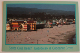 Santa Cruz Beach Boardwalk and Cocoanut Grove Vintage Postcard - £4.64 GBP