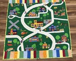 Project Linus Preschool Toddler Quilt City Town Theme Primary Colors 39.... - $21.84