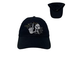 Los Angeles LA Bones Cali CA Skeleton Bats Spider Webs Horror Halloween Dad Hat - £19.28 GBP