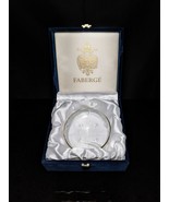 Faberge Louis XVI Crystal with Gold Rim Coaster In the Original Box - $513.94 CAD