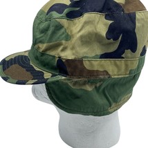 Sekri Military Camo Ear Flaps Fitted Patrol Hunt Cap Size 7 5/8 SP0100-9... - $24.64