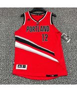 Portland Trailblazers Aldridge #12 Jersey Shirt Men Large Adidas Sleevel... - $96.16 CAD