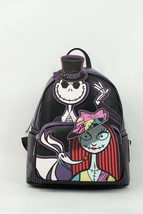 Loungefly Disney NIghtmare before Christmas Jack &amp; Sally &amp; Zero Mini Backpack - £102.81 GBP