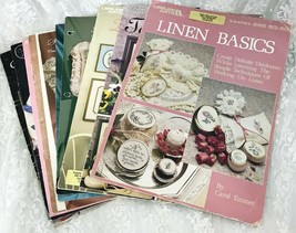 Lot of 11 Counted Cross Stitch Leaflets and Booklets Leisure Arts Country Crafts - $23.47