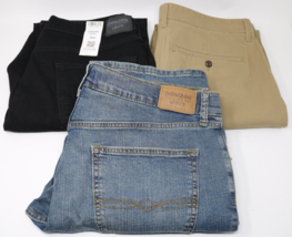 Men&#39;s Jeans Pants Chinos Lot of 3 Pairs DENIZEN Levis Goodfellow &amp; Co 36 X 32 - £31.12 GBP