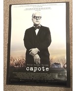 Capote Promo Movie Theater Poster 2005 w/ Philip Seymour Hoffman 27&quot;w x ... - $14.99