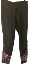 Gaiam Womens Leggings Yoga Pants Size XS Polyester / Spandex Elastic Wai... - $13.92