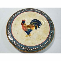 Rooster Cafe 8.5 Inch Display Salad Plate Multicolor CHIPS ON BACK - £2.74 GBP