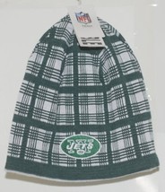 NFL Team Apparel Licensed New York Jets Green Reversible Knit Hat - £14.21 GBP