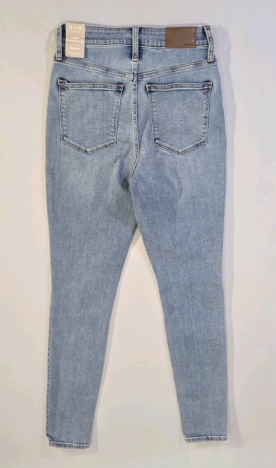 NWT Madewell Curvy Roadtripper Road Tripper Skinny 27T Light Blue Soft Jeans Item image 2