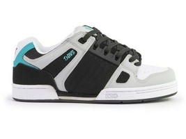 Mens DVS Celsius Skateboarding Shoes NIB Black Charcoal Turquoise White ... - £53.35 GBP