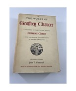 The Works Of Geoffrey Chaucer Hardcover, 1958 World Publishing Reprint Book - $95.19 CAD