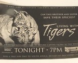 Living With Tigers Tv Guide Print Ad Discovery Channel TPA18 - $5.93