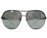 Ralph Lauren Sunglasses RL7016 9003/6G Black Aviators with Gray Mirrored... - $55.88