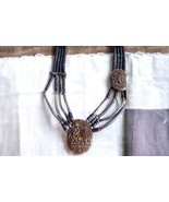 Vintage Wood Carved Elephant Necklace - $950.37 MXN