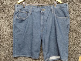 NWT Carhartt Denim Jean Shorts Men 42 Blue B354 Five Pocket Casual Jorts - £25.55 GBP