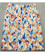 Talbots Straight &amp; Pencil Skirt Womens Size 6 Multi Tulip Floral Print B... - $432.80 MXN