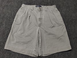 Polo Ralph Lauren Shorts Men 32 Green Casual Chino Golf Outdoor Pleated ... - $23.10