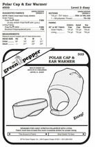 Polar Cap &amp; Ear Warmer #503 Adults &amp; Children Hat Sewing (Pattern Only) ... - $8.00