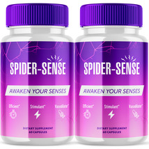 2 Pack Spider Sense Pills for Men Max Strength Male Support Formula 120 ... - £46.37 GBP