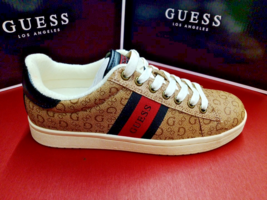 Guess Men&#39;s Size # 8.5 GM LOMYNZ Designer Sneaker Light Brown New/Box Mo... - $42.72