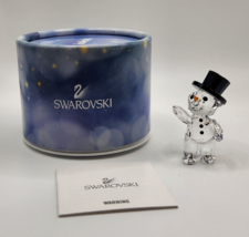 Swarovski Kris Bear Snowman Annual Edition 2015 Crystal Figurine 5136370 Top Hat - £109.59 GBP