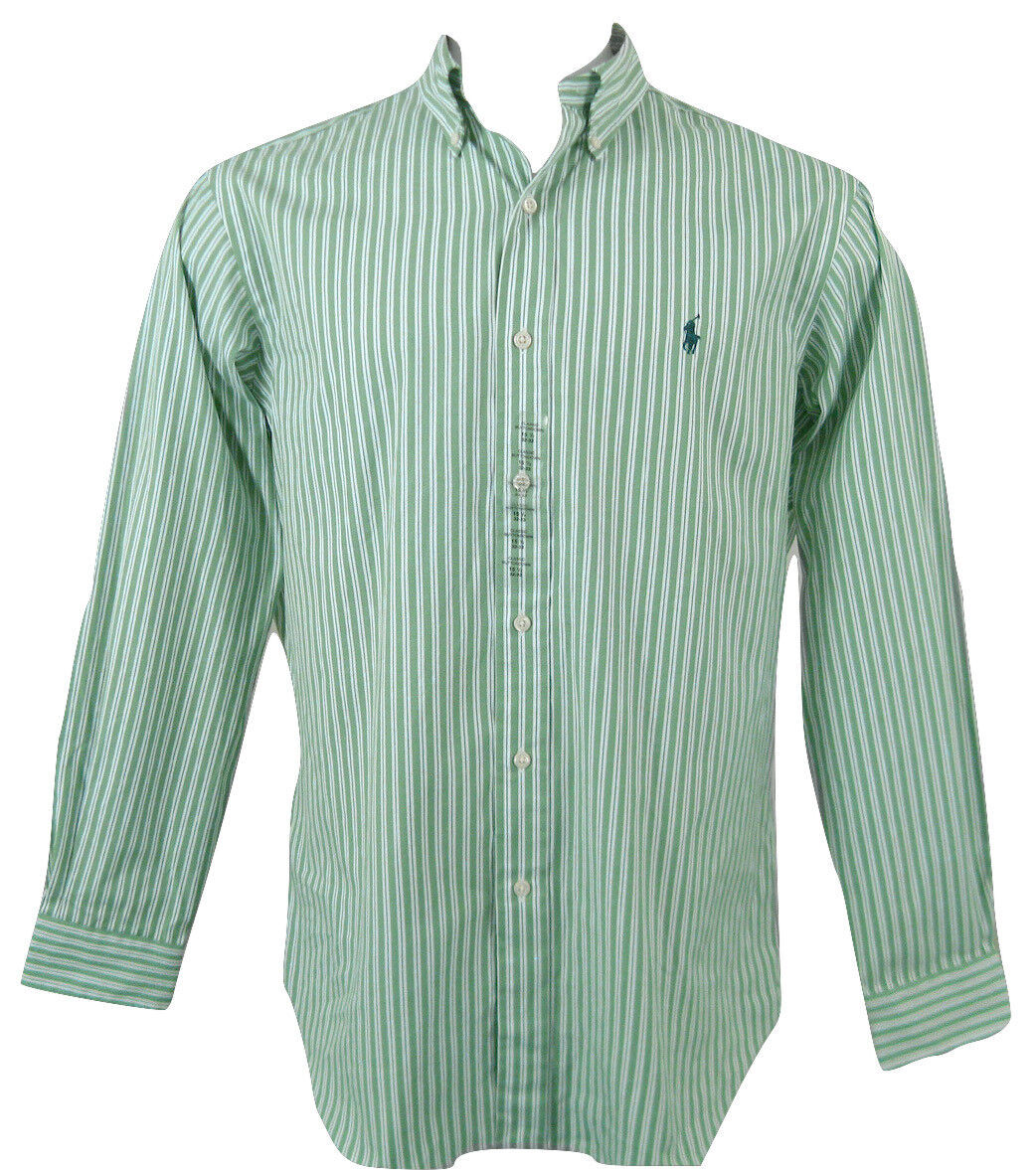 NEW Polo Ralph Lauren Classic Fit Shirt! 16.5 36 37  Button Down  Green ... - $44.99