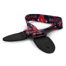 MLB Boston Red Sox Baseball Official Merch Woodrow Music Premium Guitar Strap - £14.74 GBP